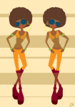 Retro girl