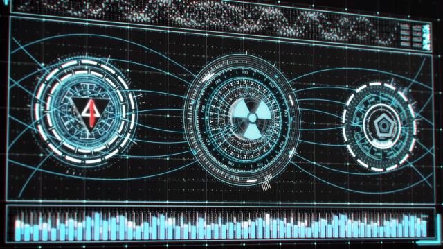 Sci Fi Ui/Hud/Элементы интерфейсов