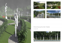 Реконструкция аллеи геров