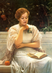 Коллаж "В оранжерее" (картина Ч.Э. Перуджини)