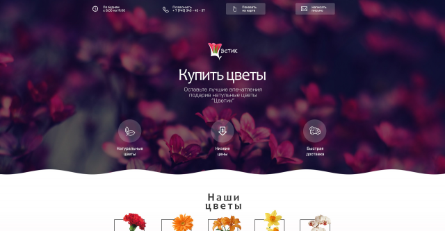 Цветочный магазин "Цветик"