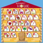 English alphabet house (Дом знаний - английский алфавит)
