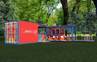 Проект кафе из контейнера