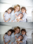 Ретушь семейной фотосъемки