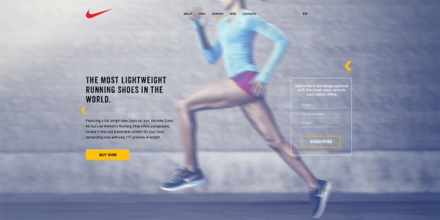 Новые кроссовки Nike