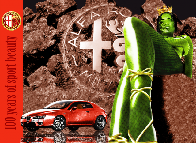 Участник юбилейного конкурса (100-летие Alfa Romeo)