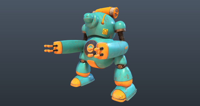 Blue Robot