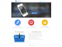 Landing page (bootstrap 3)