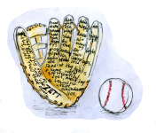 Иллюстрация к книге Д.Д.Сэлинджера "Над пропастью во ржи"