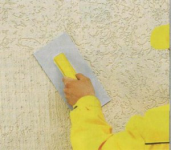 Отделка стен декоративной штукатуркой