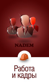 Надэм.рф работа с тематиками. "Работа и кадры"
