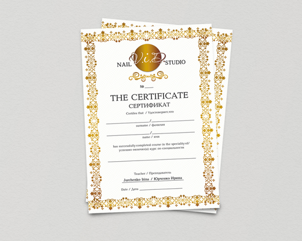 Certificate for VID