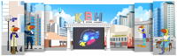 Декорации Слобожанской лиги КВН