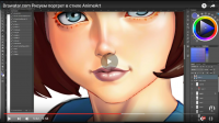 процесс создания портрета в стиле Anime
