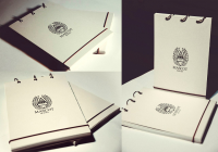 Логотип для скетчбука  "mascot books"