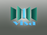 Логотип компании "First Visa". (Вариант 1)