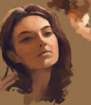 portrait digital paint