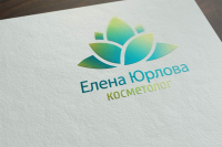 Логотип для косметолога Елены Юрловой
