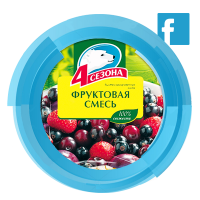 Оформление обложки страницы Facebook для компании «4 Сезона»