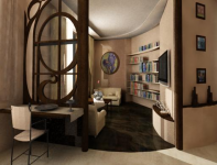 Интерьер в стиле "Модерн"