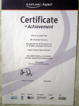 Сертификат языковой школы, уровень английского advanced