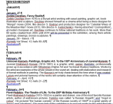 Перевод анонса выставок для Третьяковской галереи