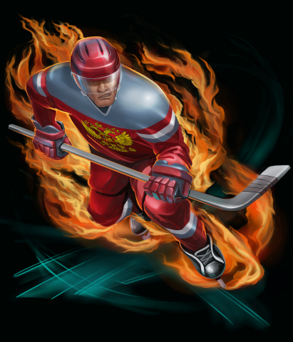 огненный хоккеист