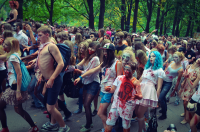 Репортаж, парад зомби в Санкт-Петербурге