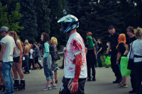 Репортаж, парад зомби в Санкт-Петербурге