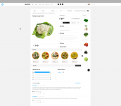 Внутренняя страница портала "WB" (продукты)
