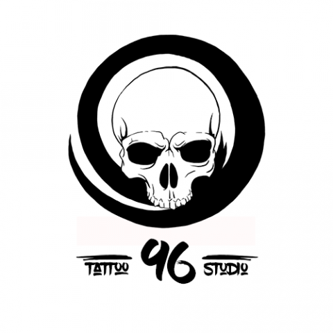 Логотип для тату студии 96