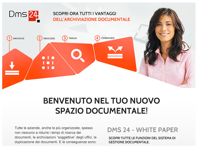 DMS landing page
