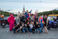 Репортажная фотосъёмка. Мототусовка на смотровой площадке МГУ.