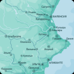 Карта Испании