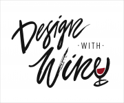 DESIGN WITH WINE LOGO