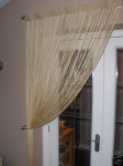 Нитяные шторы для кухни