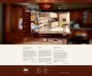 Дизайн сайта по обустройству кухонь