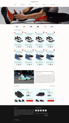 Shoe Website Template