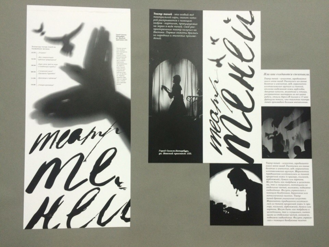 Плакат и буклет "Театр теней"