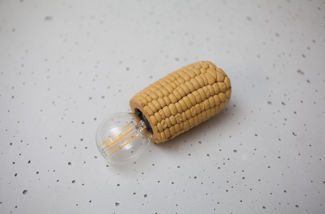 Concrete lights corn