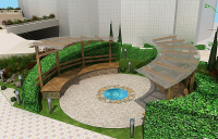 Эскизное предложение дизайна придомовой территории