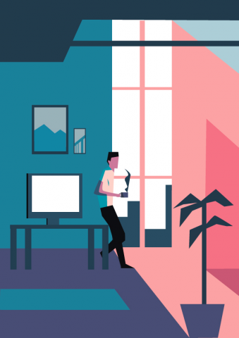 Office concept illustration