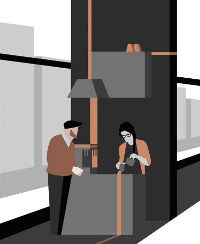 Coffee concept illustration