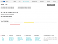 Проект Live In Latvia, лист стилей