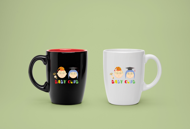 Фирменный стиль детского развивающего центра “BABY CLUB”.
