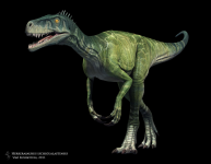 Herrerasaurus (exhibition pose)