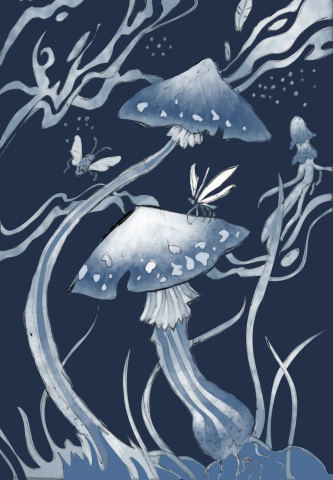 "Алиса в стране чудес" фрагмент иллюстрации