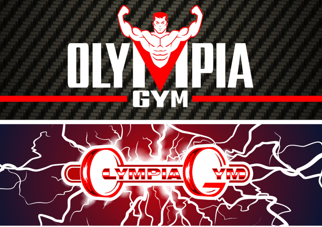 Логотип и визуализация для Olympia gym