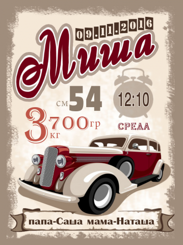 постер метрика