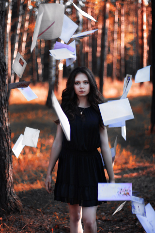 Идейная фотосъемка на природе. Фотопортрет.